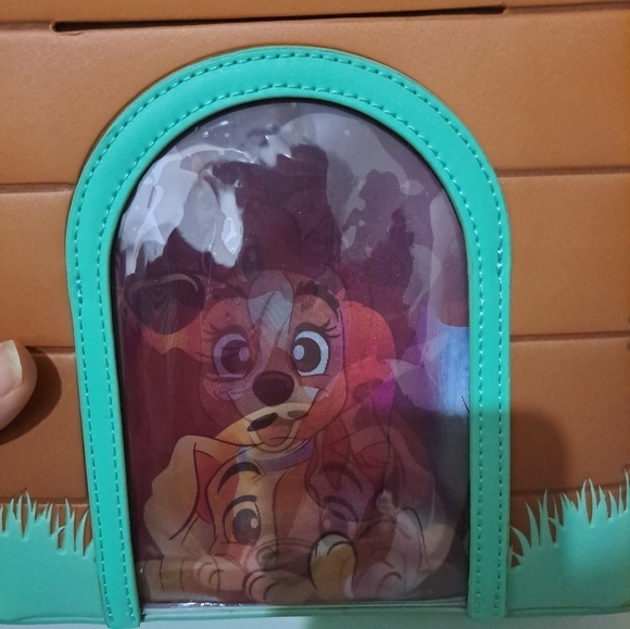 Loungefly Disney Dogs Dog House Lenticular Crossbody Bag & Wallet Set - Picture 2 of 8